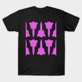 Lockheed SR-71 Blackbird - Pink & Black Pattern Design T-Shirt